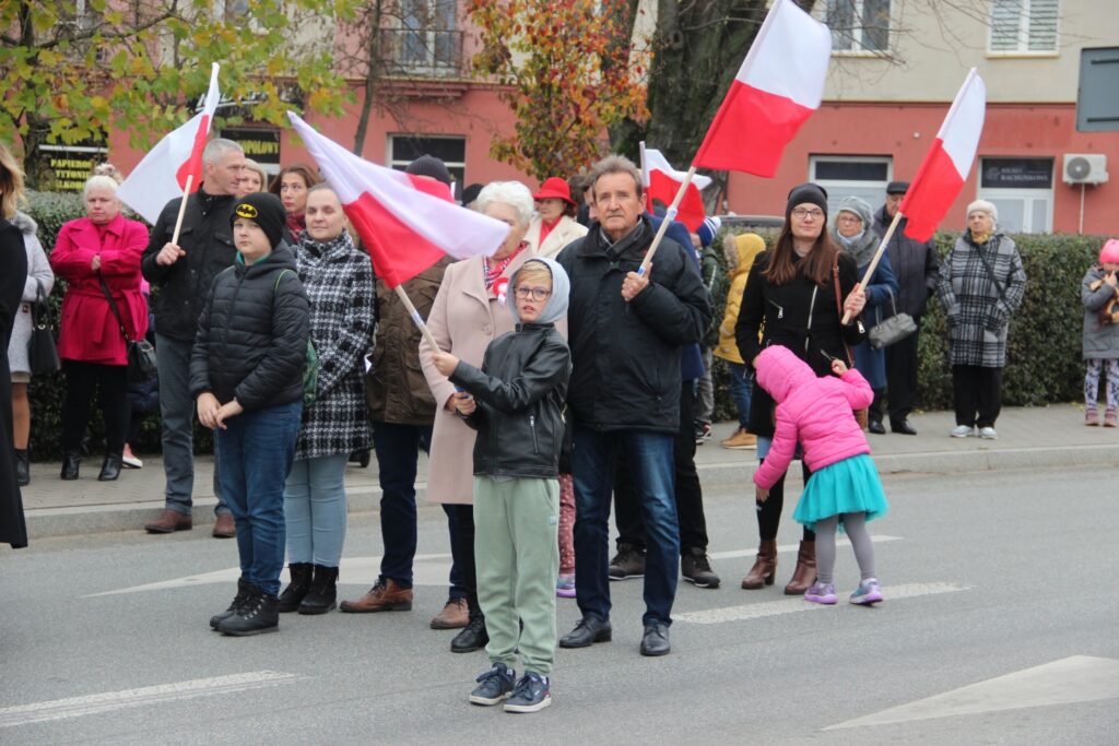 Miejskie obchody Narodowego Święta Niepodległości 11.11.22 fot. Justyna Włodkowska - Kurpiewska
