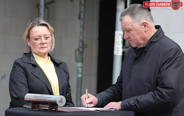 001 - symboliczne wmurowanie kamienia węgielnego ul. Magazynowa 8A 10 - 24.04.2026 r.  fot. J. Kurpiewska (79)
