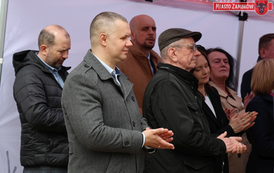 001 - symboliczne wmurowanie kamienia węgielnego ul. Magazynowa 8A 10 - 24.04.2026 r.  fot. J. Kurpiewska (22)