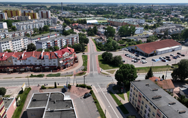 Skrzyżowanie ul Białostocka, Konopnickiej, Wyszyńskiego  1