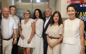 wizytacja Dyrektor Oddziału PFRON w Białymstoku w Urzędzie Miasta Zambr&oacute;w