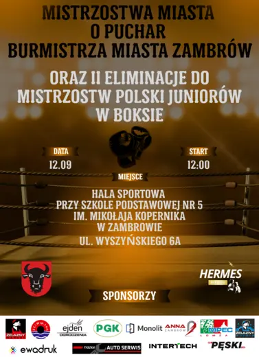 Mistrzostwa Miasta o Puchar Burmistrza Miasta oraz II Eliminacje do Mistrzostw Polski Junior&oacute;w w Boksie