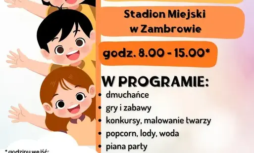 Festyn z okazji Dnia Dziecka - zaproszenie