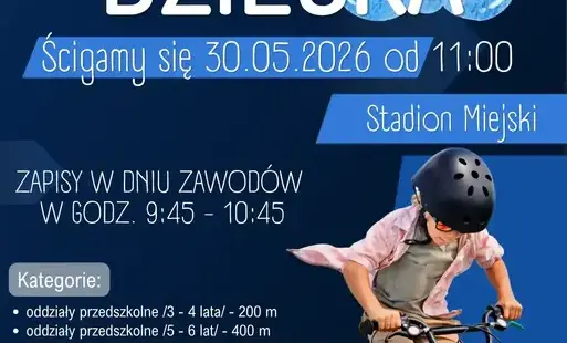 Zdjęcie do Wyścigi Rowerowe z okazji Dnia Dziecka - zaproszenie