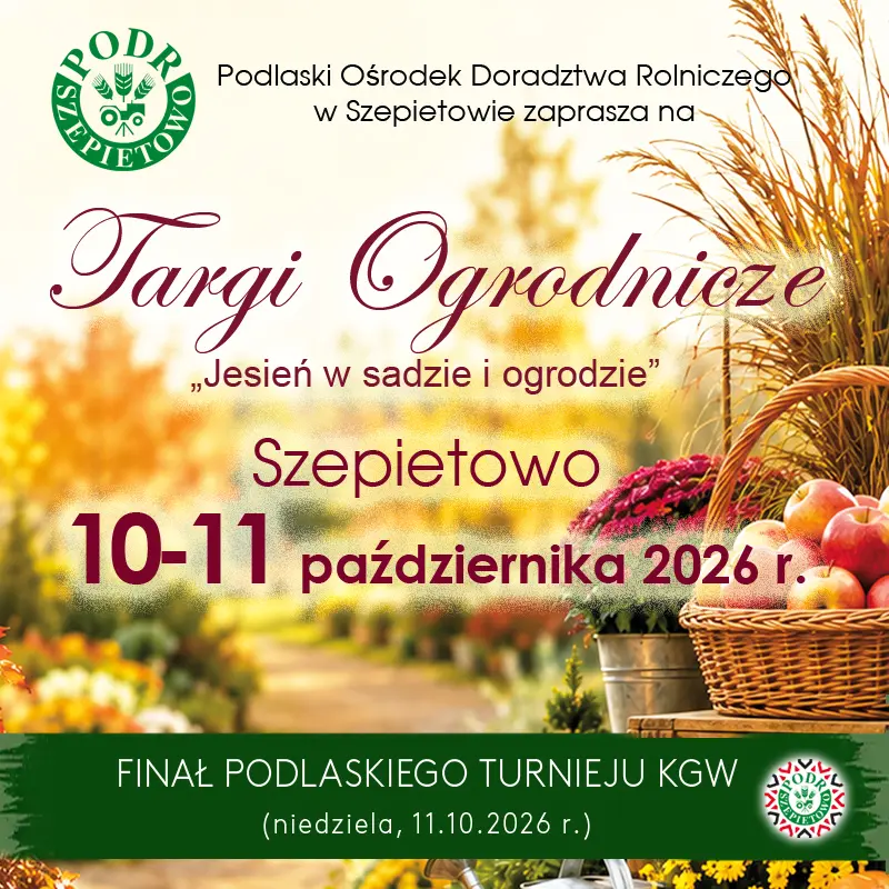 Targi Ogrodnicze „Jesień w sadzie i ogrodzie” w Szepietowie
