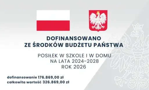 "Posiłek w szkole i w domu” na lata 2024-2028