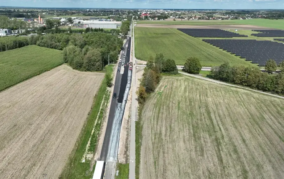 Utrudnienia w ruchu na DK 63 pod Długoborzem
