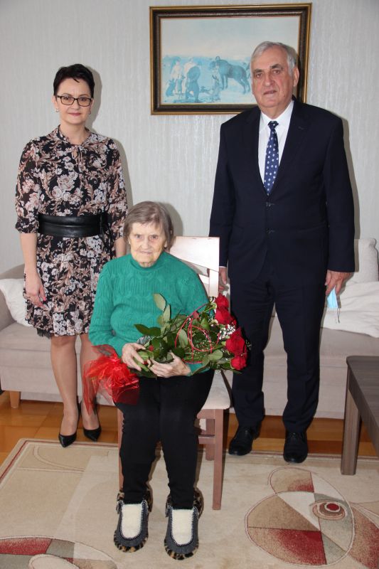 Pani Helena Brzózka dziś kończy 100 lat