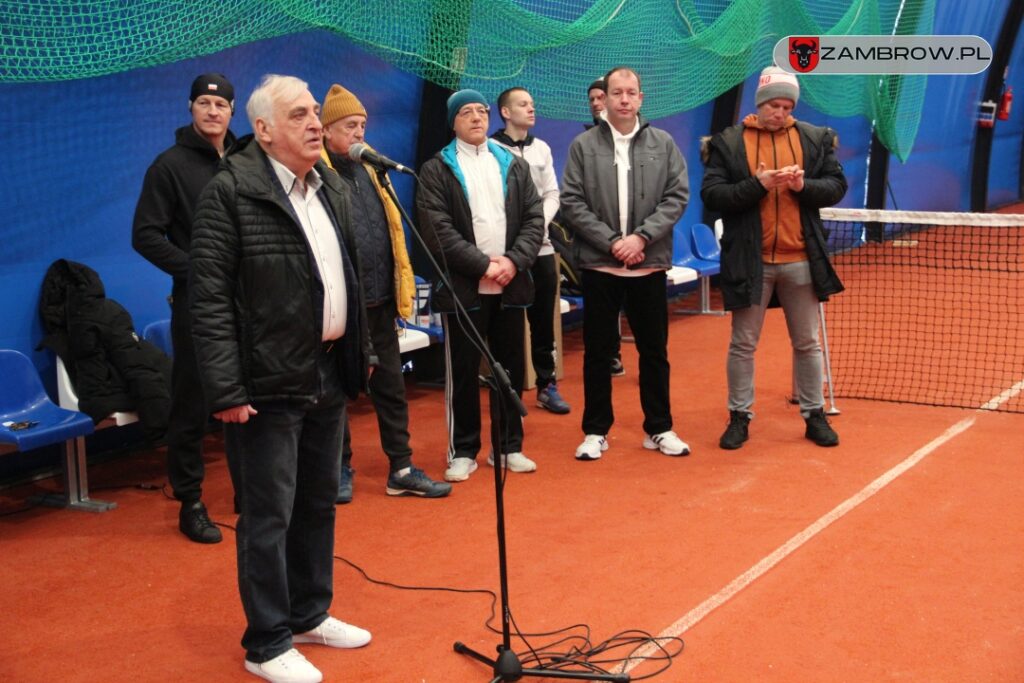 Otwarcie hali tenisowej w Zambrowie 14.01.2023r. fot. M. Maciejewski