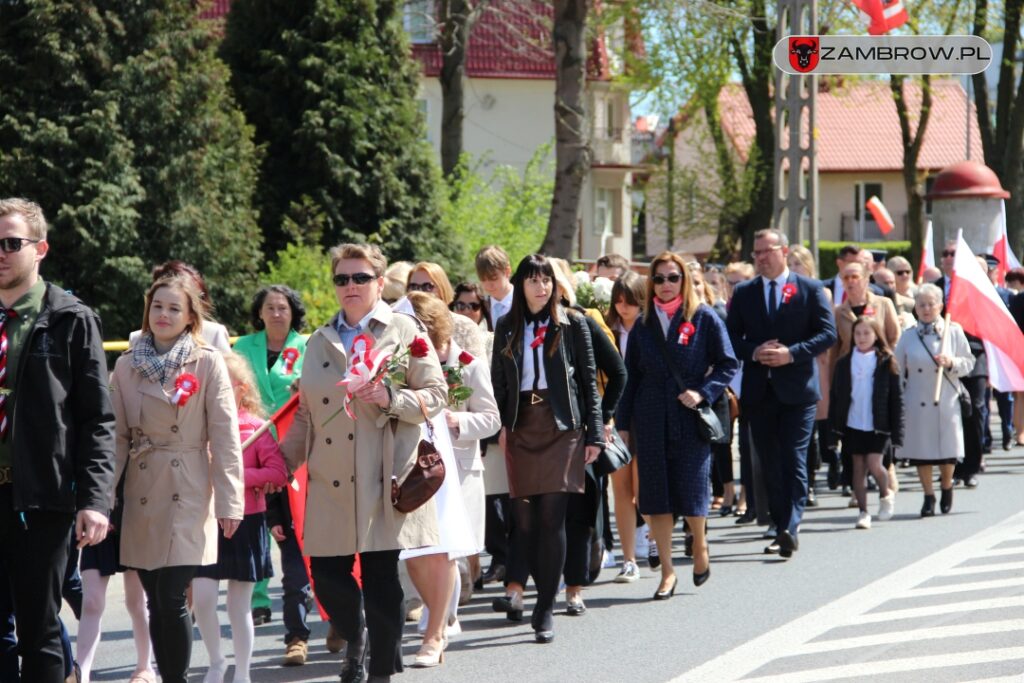 Miejskie obchody 232. rocznicy uchwalenia Konstytucji 3 maja 03.05.2023r. fot. J. Włodkowska - Kurpiewska