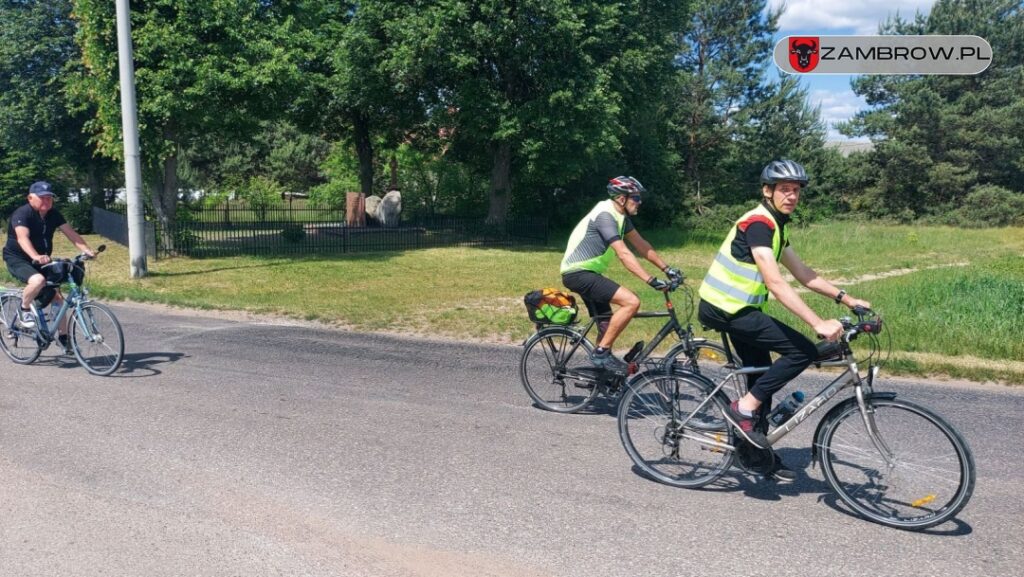 Sympatycy rowerowych wypraw po raz drugi na trasie “Zambrów na rowery 2023r. 04.06.2023r. fot. J. Włodkowska - Kurpiewska