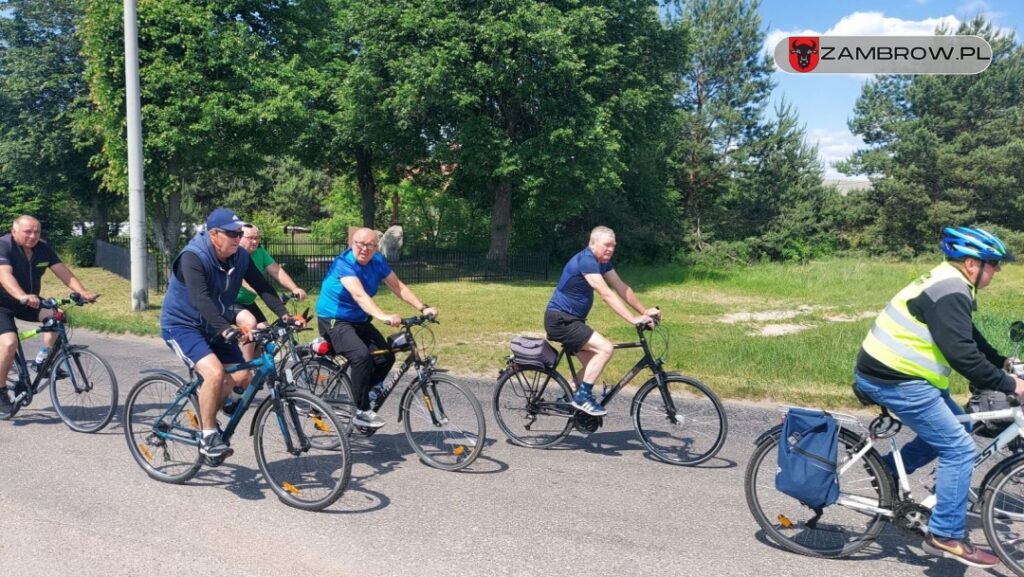 Sympatycy rowerowych wypraw po raz drugi na trasie “Zambrów na rowery 2023r. 04.06.2023r. fot. J. Włodkowska - Kurpiewska