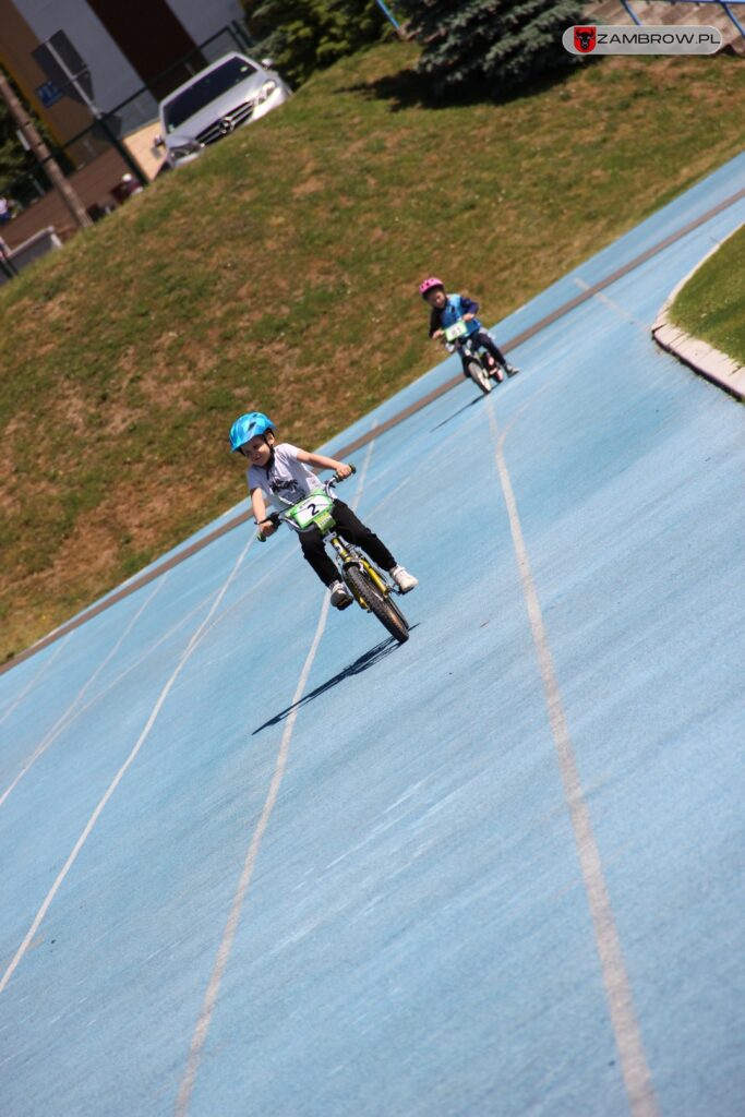 Sportowa sobota z okazji Dnia Dziecka - Wyścigi rowerowe 03.06.2023r. fot. J. Włodkowska - Kurpiewska