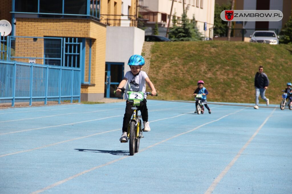 Sportowa sobota z okazji Dnia Dziecka - Wyścigi rowerowe 03.06.2023r. fot. J. Włodkowska - Kurpiewska