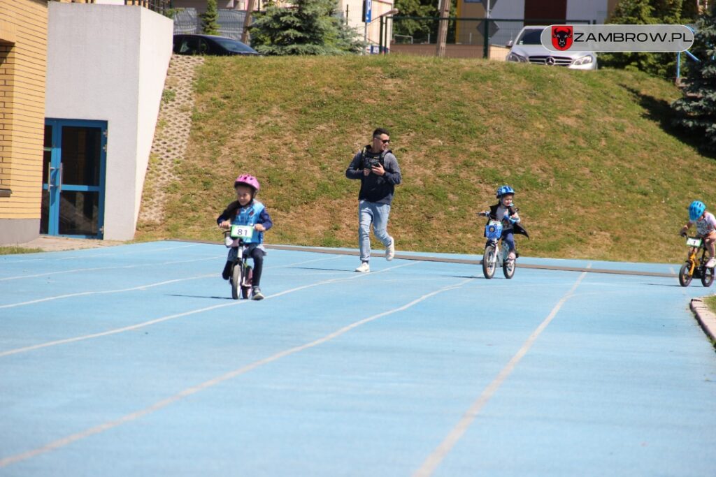 Sportowa sobota z okazji Dnia Dziecka - Wyścigi rowerowe 03.06.2023r. fot. J. Włodkowska - Kurpiewska