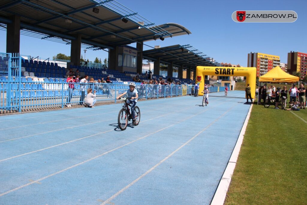 Sportowa sobota z okazji Dnia Dziecka - Wyścigi rowerowe 03.06.2023r. fot. J. Włodkowska - Kurpiewska