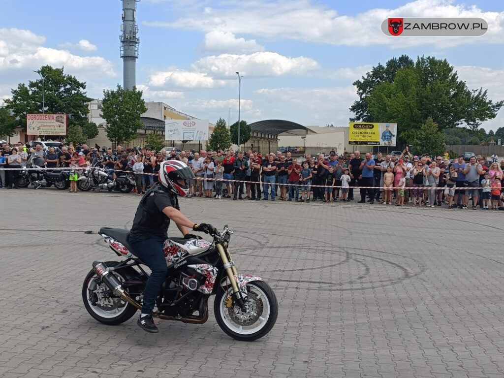 XVI Ogólnopolski Zlot Motocyklowy w Zambrowie 08.07.2023r. fot. J. Włodkowska - Kurpiewska