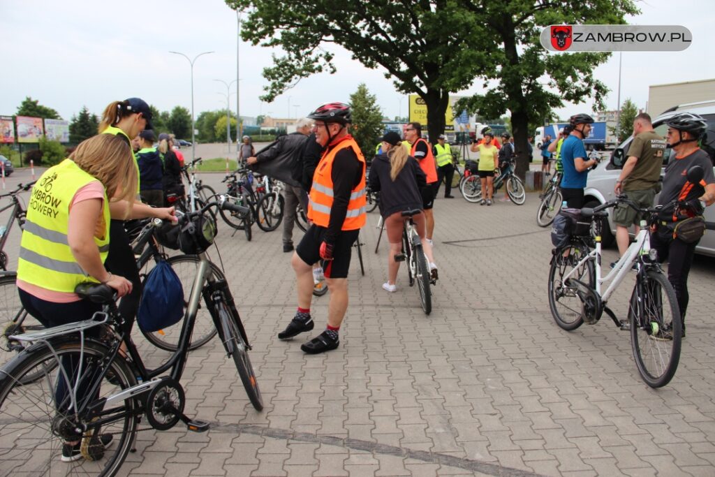 Rowerzyści po raz trzeci na trasie 02.07.2023r. J. Włodkowska - Kurpiewska