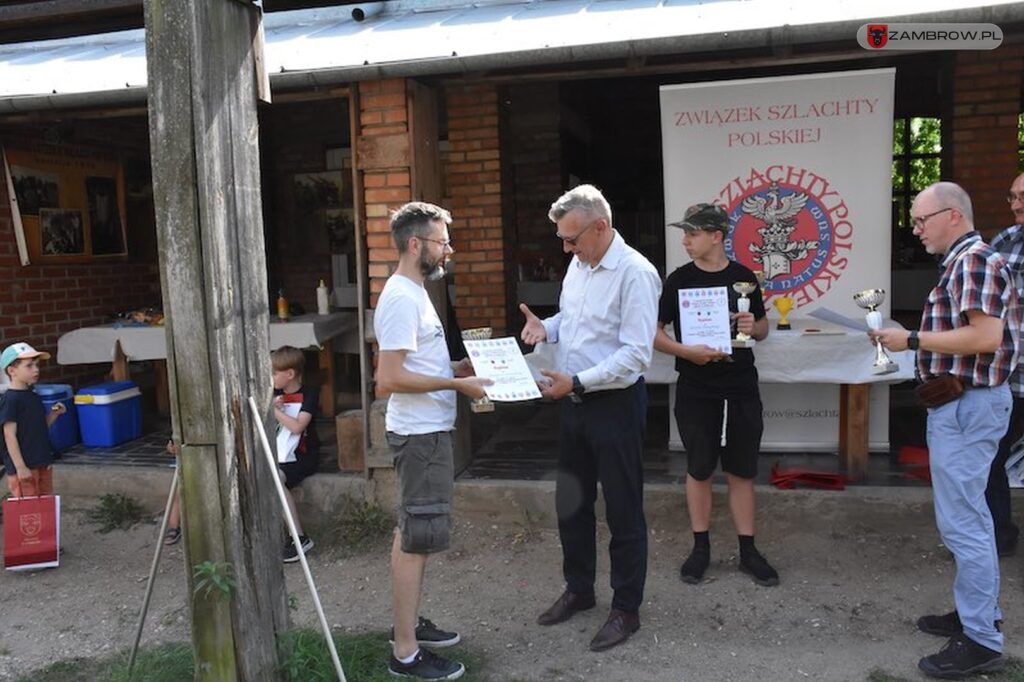 27.08.2023r. - V Zawody Strzeleckie Związku Szlachty Polskiej Oddziału w Zambrowie - fot. K. Dmochowski