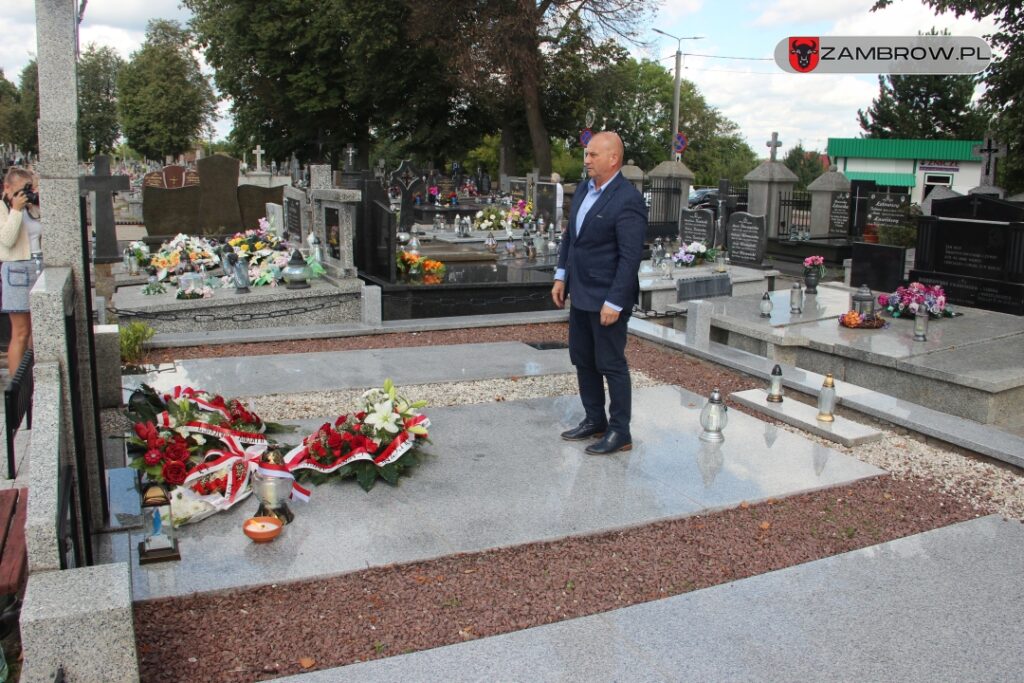 Samorządowcy uczcili pamięć żołnierzy poległych podczas wybuchu II wojny światowej 01.09.2023r. fot. M. Maciejewski