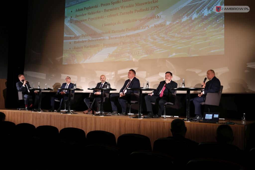 Konferencja pn. „Samorząd dla piłki” w Zambrowie 18.03.2024r. fot. J. Włodkowska - Kurpiewska