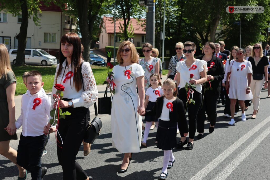 Miejskie obchody 233. rocznicy uchwalenia Konstytucji 3 maja 03.05.2024r. fot. J. Włodkowska - Kurpiewska