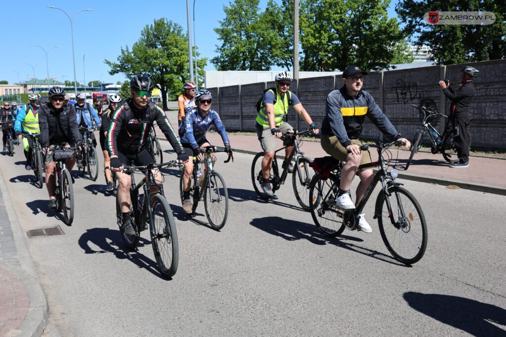 Sezon rowerowy rozpoczęty – “Zambrów na rowery 2024” 12.05.2024r. fot. J. Włodkowska - Kurpiewska