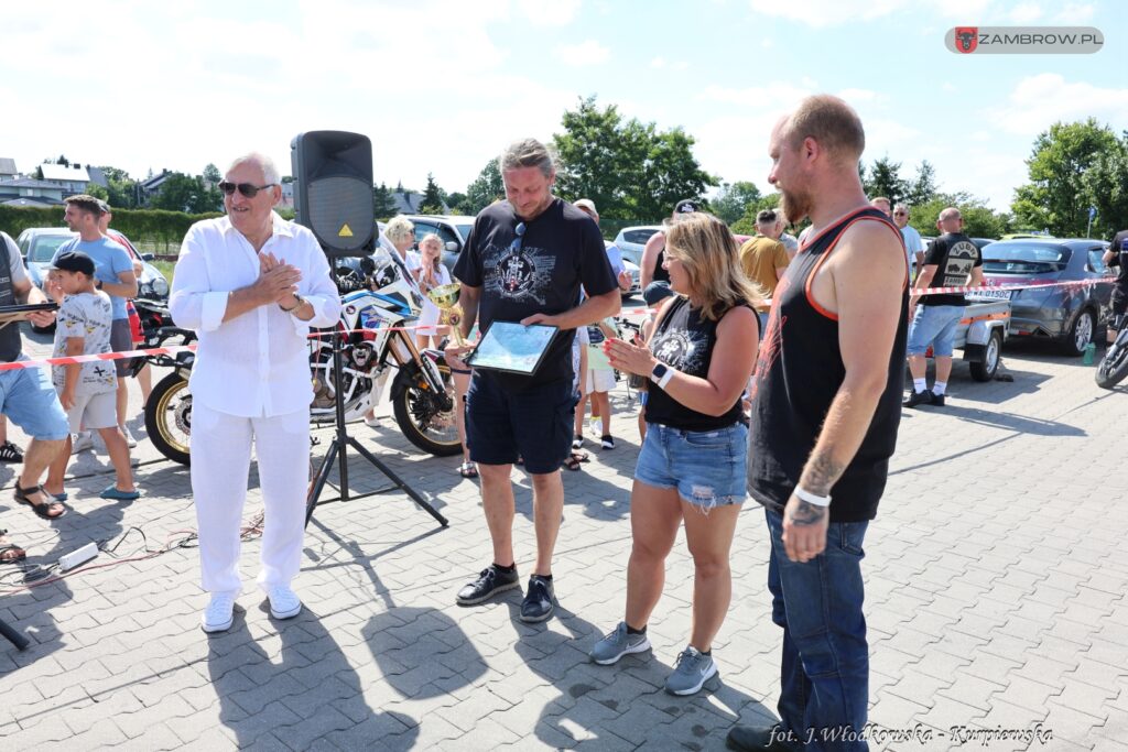 XVII Ogólnopolski Zlot Motocyklowy w Zambrowie 13.07.2024r.  fot. J. Włodkowska - Kurpiewska 