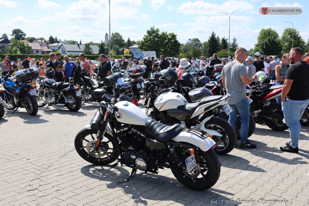 XVII Ogólnopolski Zlot Motocyklowy w Zambrowie 13.07.2024r.  fot. J. Włodkowska - Kurpiewska 