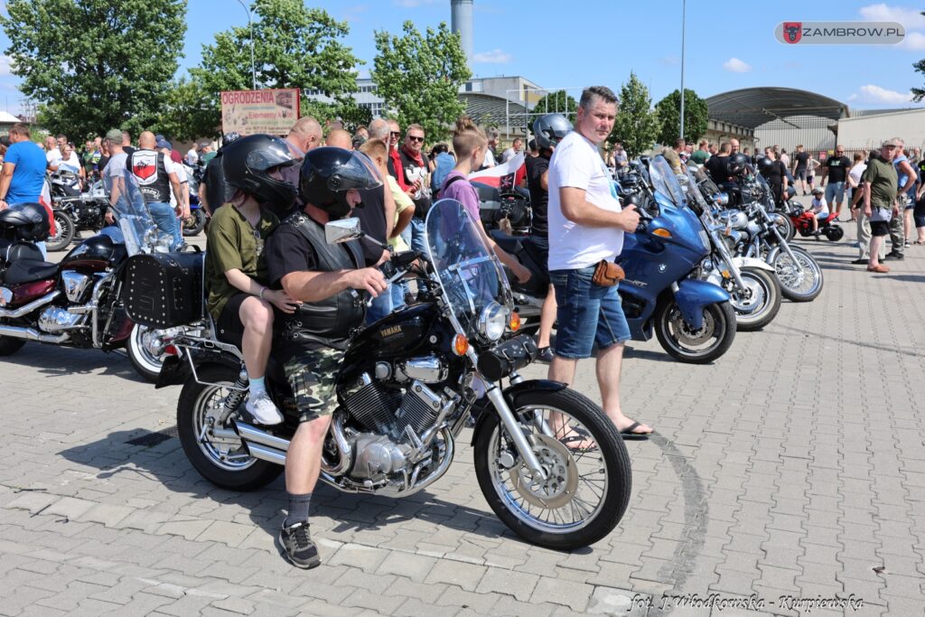 XVII Ogólnopolski Zlot Motocyklowy w Zambrowie 13.07.2024r.  fot. J. Włodkowska - Kurpiewska 