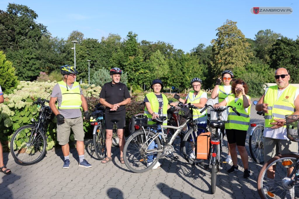 Rowerzyści w tegorocznej pielgrzymce do Hodyszewa 11.08.2024r. fot. M. Maciejewski