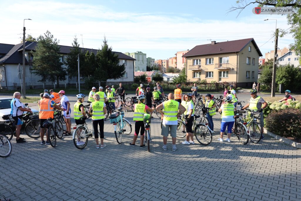 Rowerzyści w tegorocznej pielgrzymce do Hodyszewa 11.08.2024r. fot. M. Maciejewski