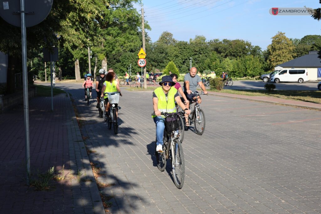 Rowerzyści w tegorocznej pielgrzymce do Hodyszewa 11.08.2024r. fot. M. Maciejewski