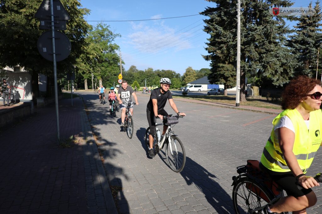 Rowerzyści w tegorocznej pielgrzymce do Hodyszewa 11.08.2024r. fot. M. Maciejewski