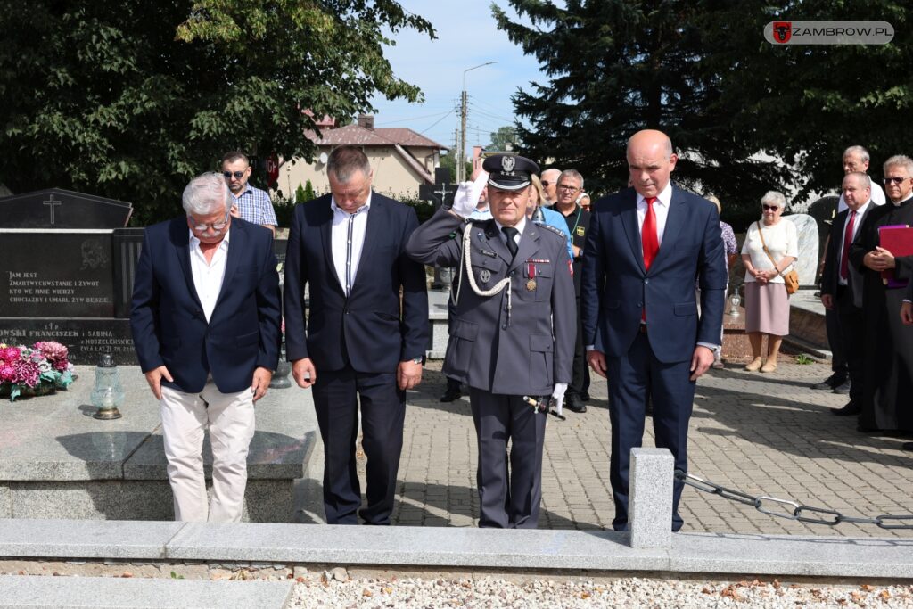 Samorządowcy uczcili pamięć żołnierzy poległych podczas wybuchu II wojny światowej 01.09.2024r. fot. Justyna Włodkowska - Kurpiewska