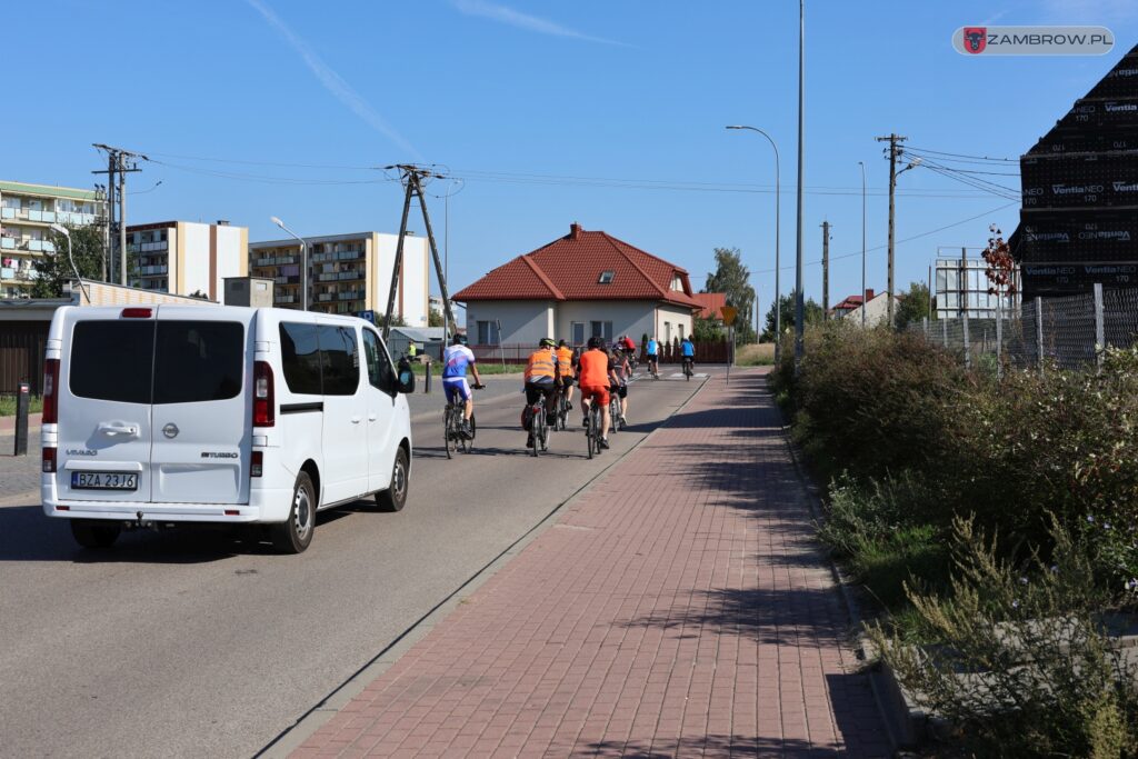 Ostatni rajd “Zambrów na rowery”. Rowerzyści uczcili pamięć żołnierzy poległych w 1939r. 08.09.2024r. fot. J. Włodkowska - Kurpiewska