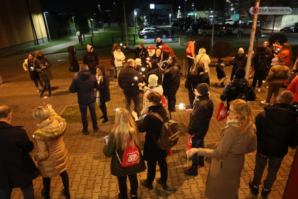 33. finał WOŚP. Zambrów pokazał wielkie serca 26.01.2025r. fot. J. Kurpiewska