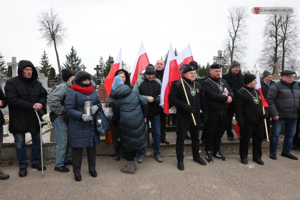 Narodowy Dzień Pamięci Żołnierzy Armii Krajowej po raz pierwszy w Zambrowie, 14.02.2025r. fot. J. Kurpiewska