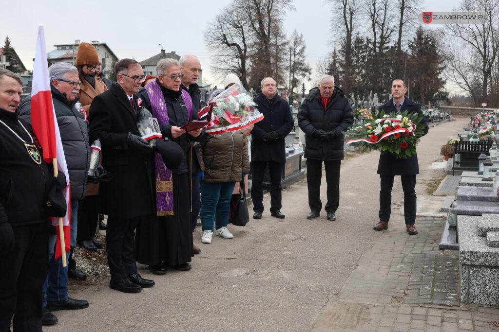 Narodowy Dzień Pamięci Żołnierzy Armii Krajowej po raz pierwszy w Zambrowie, 14.02.2025r. fot. J. Kurpiewska