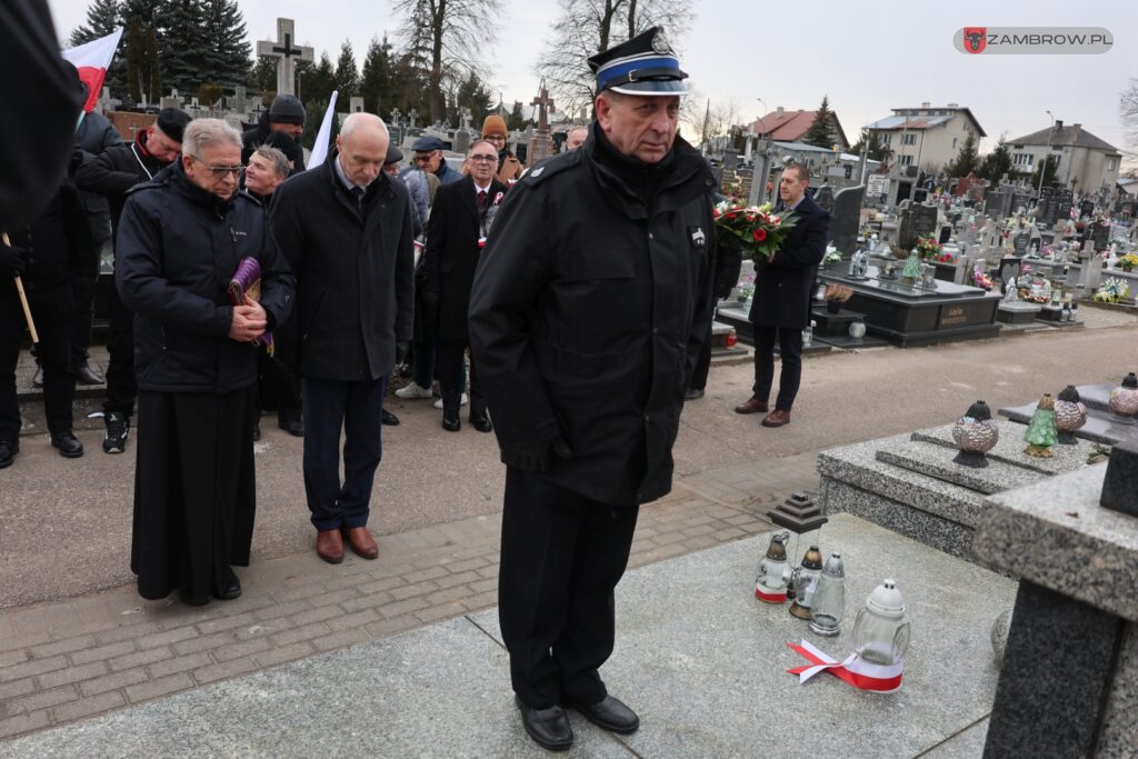 Narodowy Dzień Pamięci Żołnierzy Armii Krajowej po raz pierwszy w Zambrowie, 14.02.2025r. fot. J. Kurpiewska