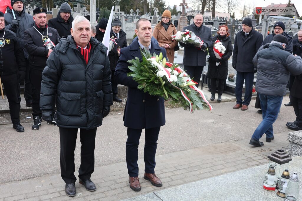 Narodowy Dzień Pamięci Żołnierzy Armii Krajowej po raz pierwszy w Zambrowie, 14.02.2025r. fot. J. Kurpiewska