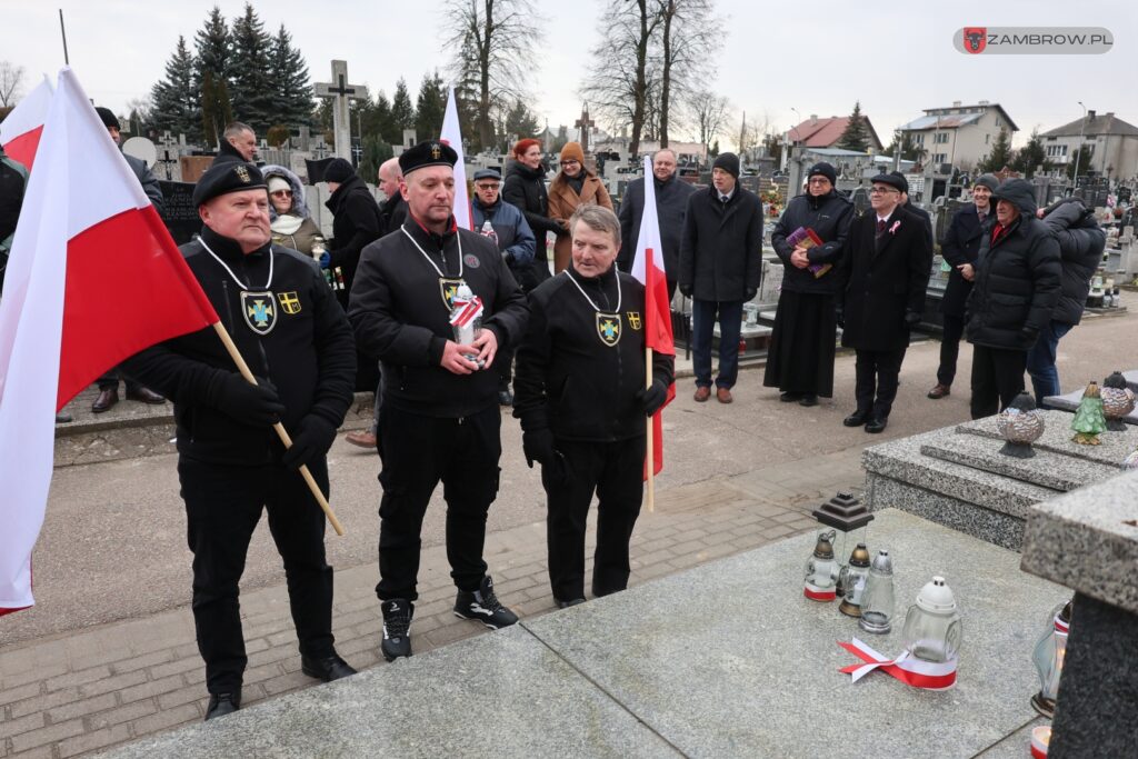 Narodowy Dzień Pamięci Żołnierzy Armii Krajowej po raz pierwszy w Zambrowie, 14.02.2025r. fot. J. Kurpiewska