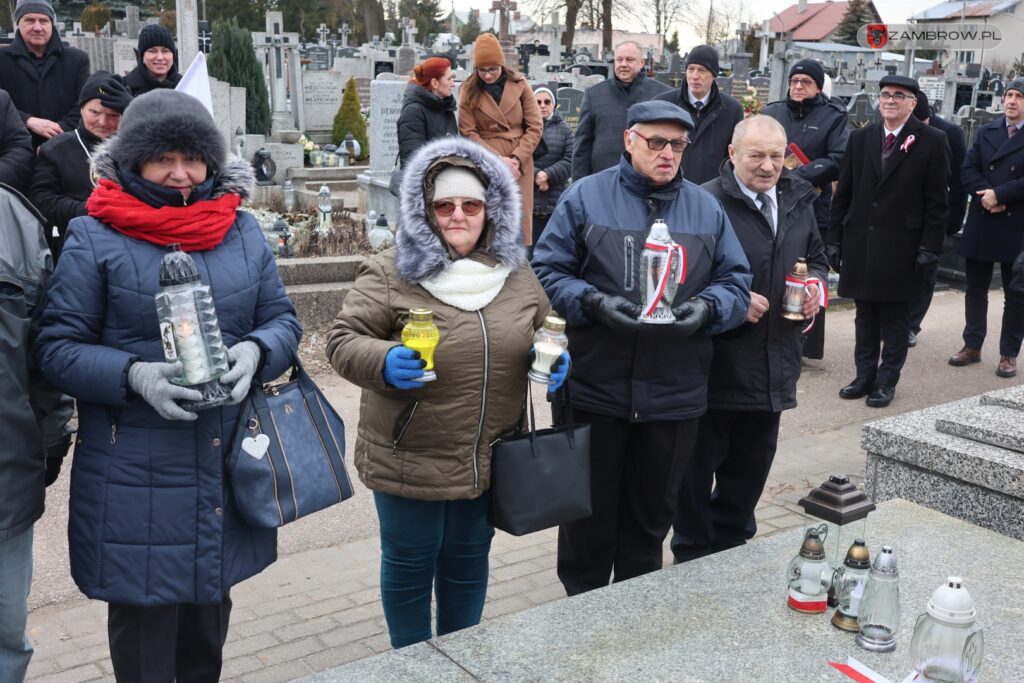 Narodowy Dzień Pamięci Żołnierzy Armii Krajowej po raz pierwszy w Zambrowie, 14.02.2025r. fot. J. Kurpiewska