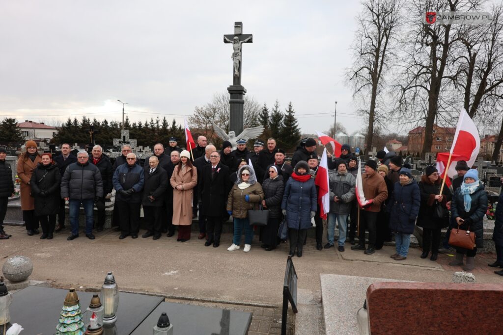 Narodowy Dzień Pamięci Żołnierzy Armii Krajowej po raz pierwszy w Zambrowie, 14.02.2025r. fot. J. Kurpiewska