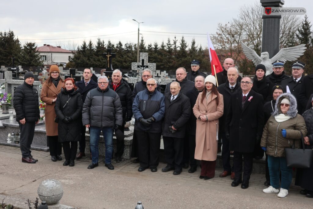 Narodowy Dzień Pamięci Żołnierzy Armii Krajowej po raz pierwszy w Zambrowie, 14.02.2025r. fot. J. Kurpiewska