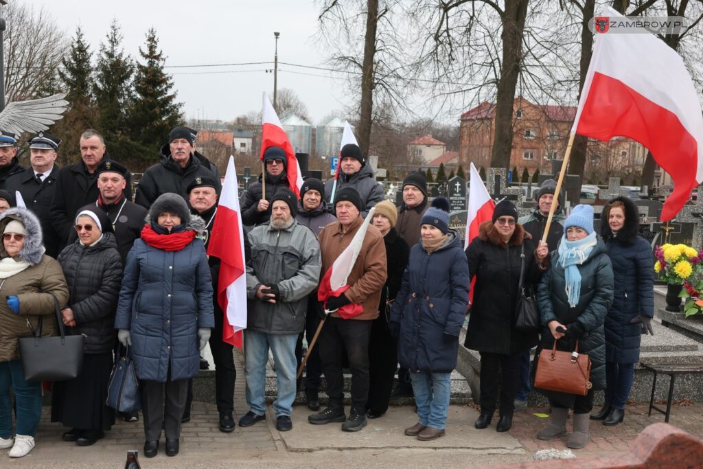 Narodowy Dzień Pamięci Żołnierzy Armii Krajowej po raz pierwszy w Zambrowie, 14.02.2025r. fot. J. Kurpiewska