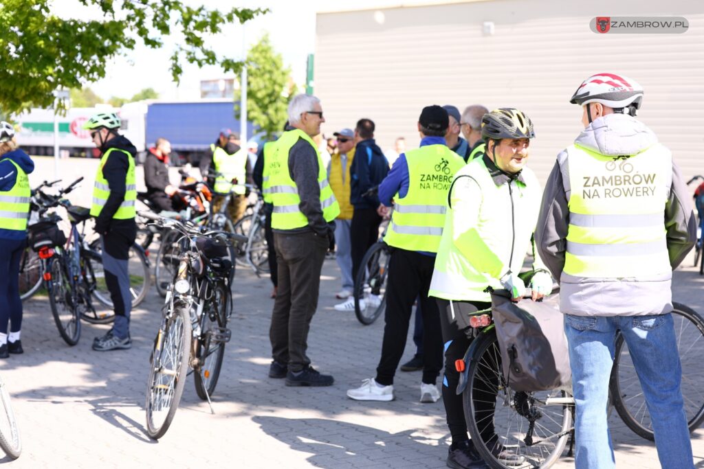 Pierwszy rajd "Zambrów na rowery 2025" 11.05.2025r. fot. J. Kurpiewska