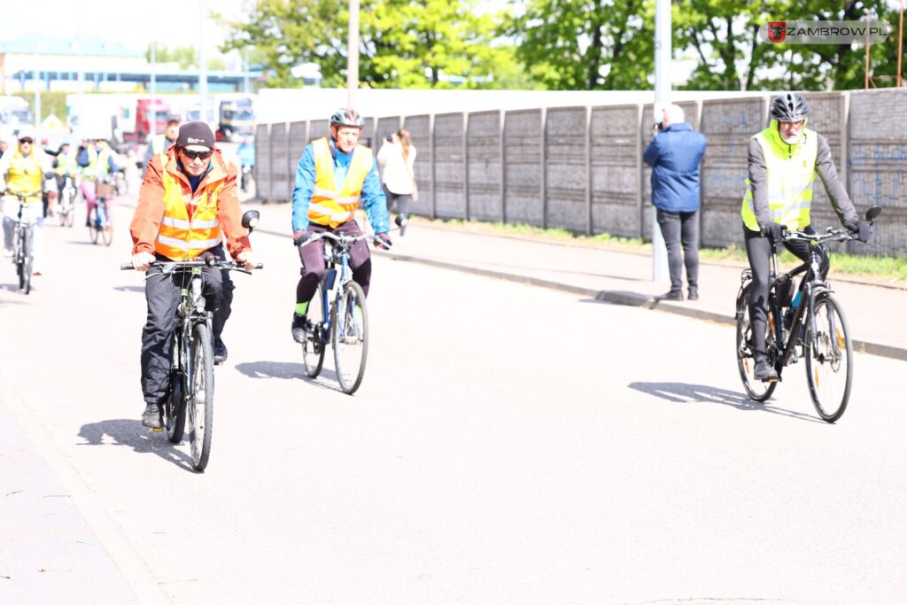 Pierwszy rajd "Zambrów na rowery 2025" 11.05.2025r. fot. J. Kurpiewska