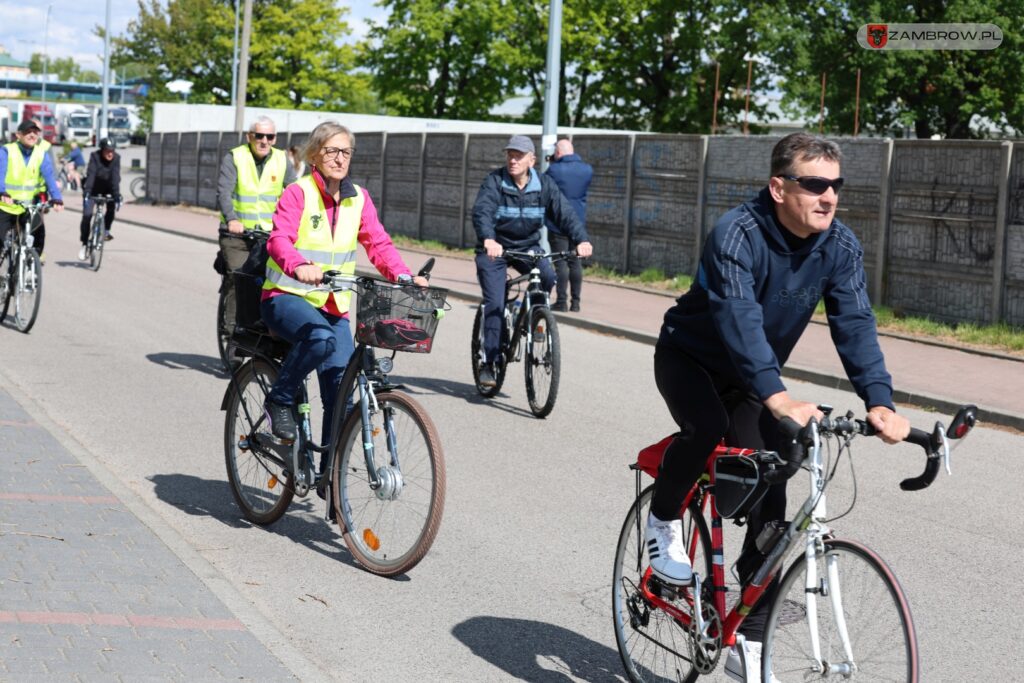 Pierwszy rajd "Zambrów na rowery 2025" 11.05.2025r. fot. J. Kurpiewska