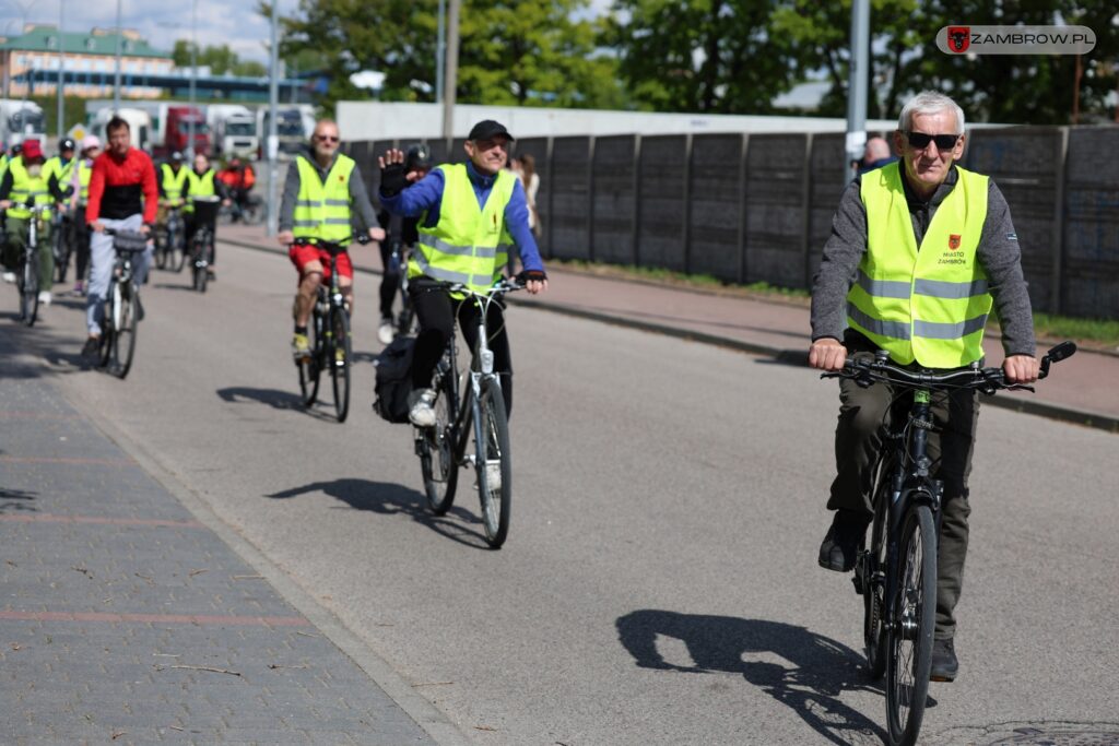 Pierwszy rajd "Zambrów na rowery 2025" 11.05.2025r. fot. J. Kurpiewska